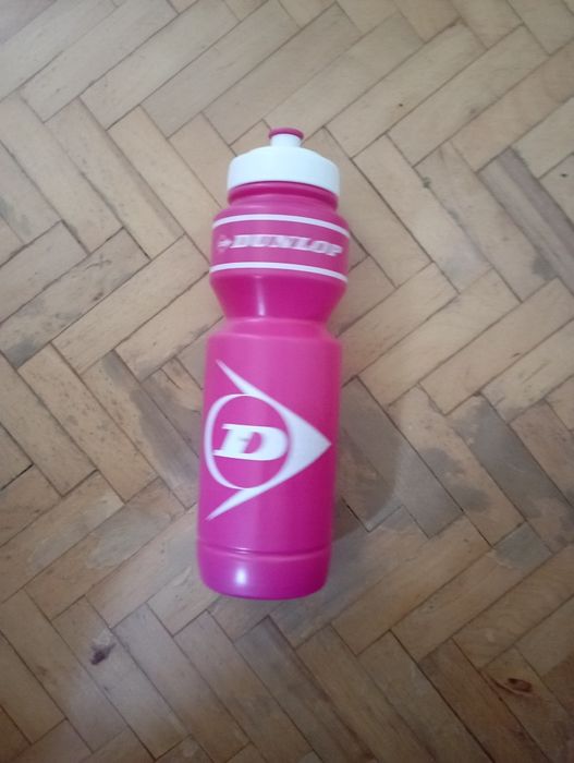 Bidon sportowy pojemny 1l Dunlop różowy (opis)
