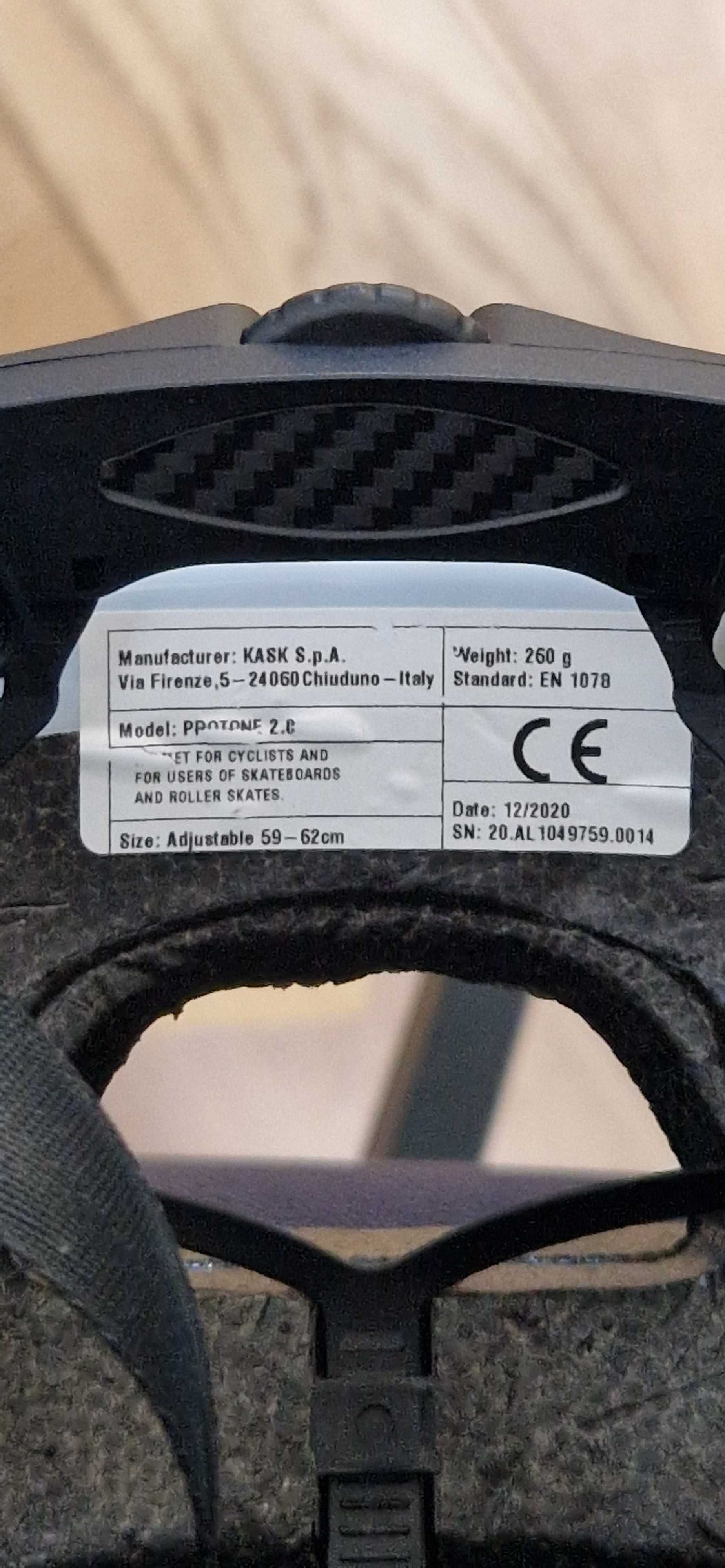Kask rowerowy KASK Protone 2.0 rozm. 59-62cm