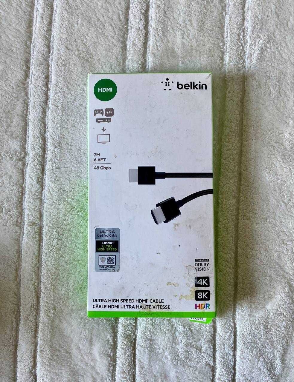 Кабель Belkin HDMI 2.1 4k/120 Гц + 8К/60 Гц Ultra High Speed