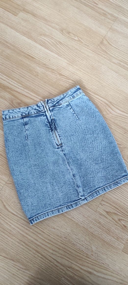 Spódnica spódniczka jeansowa XS