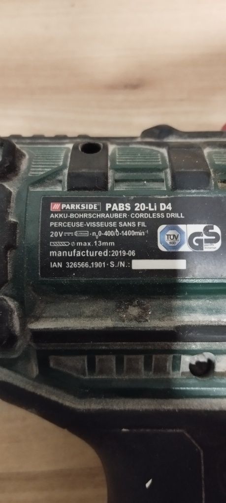 Parkside wiertarko wkretarka