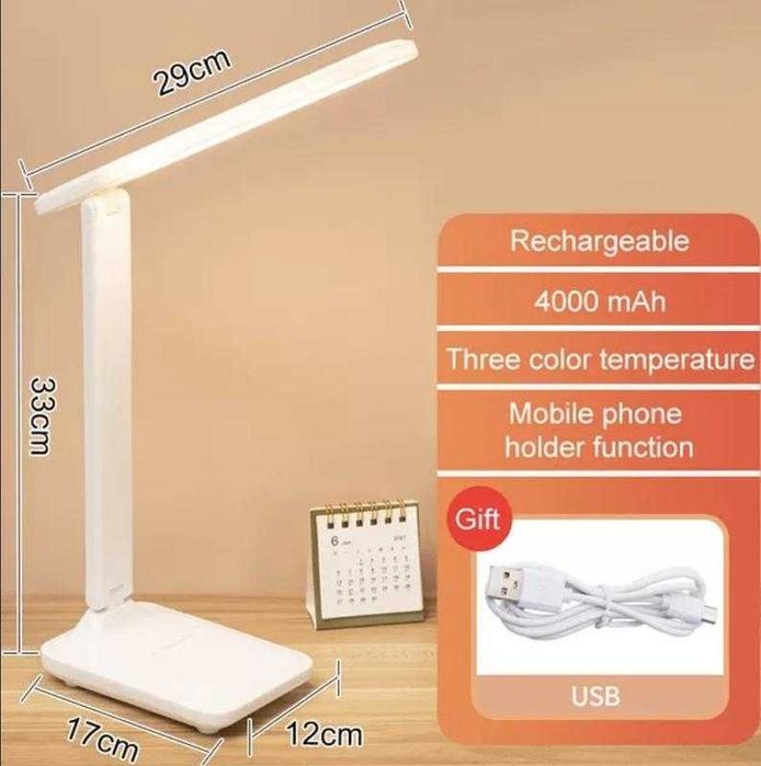 Продам настольну акумуляторну LED лампу