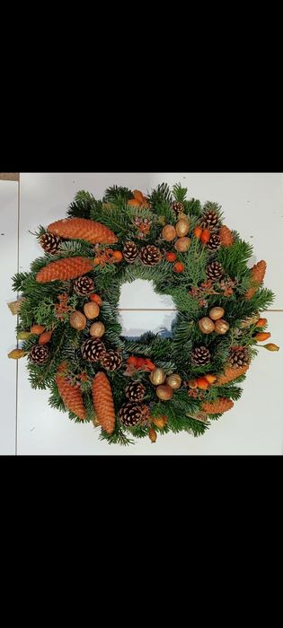 Wianki bożonarodzeniowe, świąteczne , na drzwi