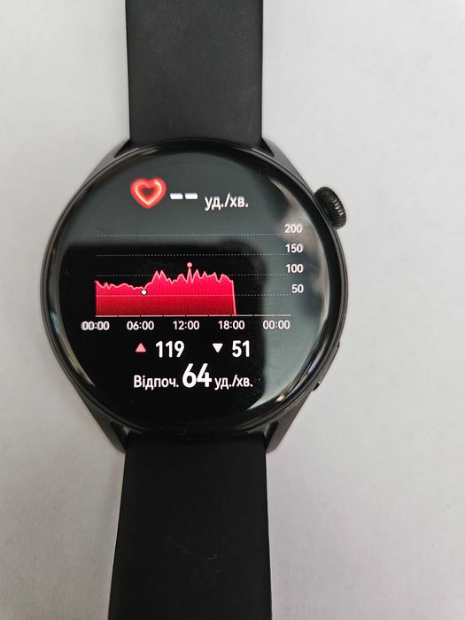 Смарт-годинник Huawei Watch 3 Black