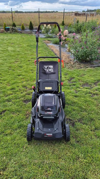 Kosiarka Parkside Performance PPRMA 40-Li A1 40V, baterie 2x 8Ah napęd