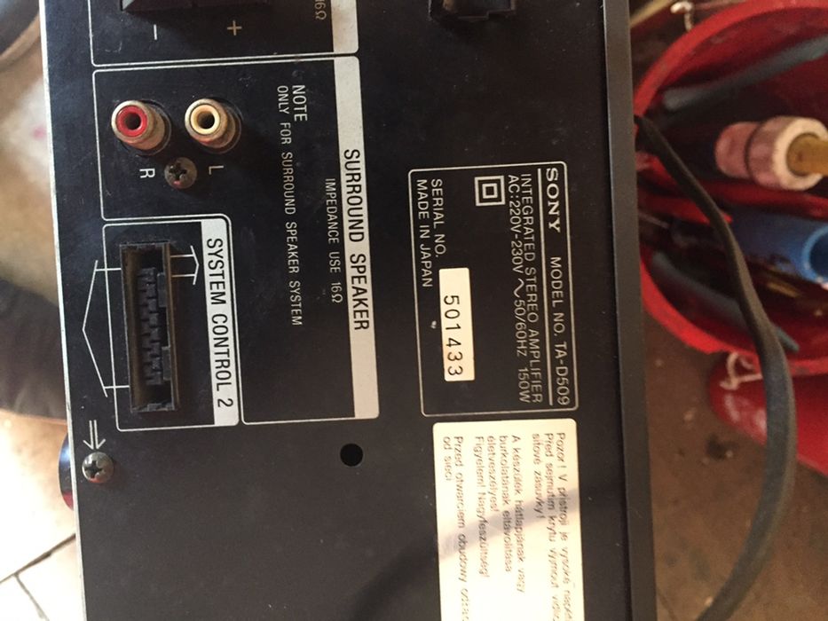 Amplituner Sony brak pilota