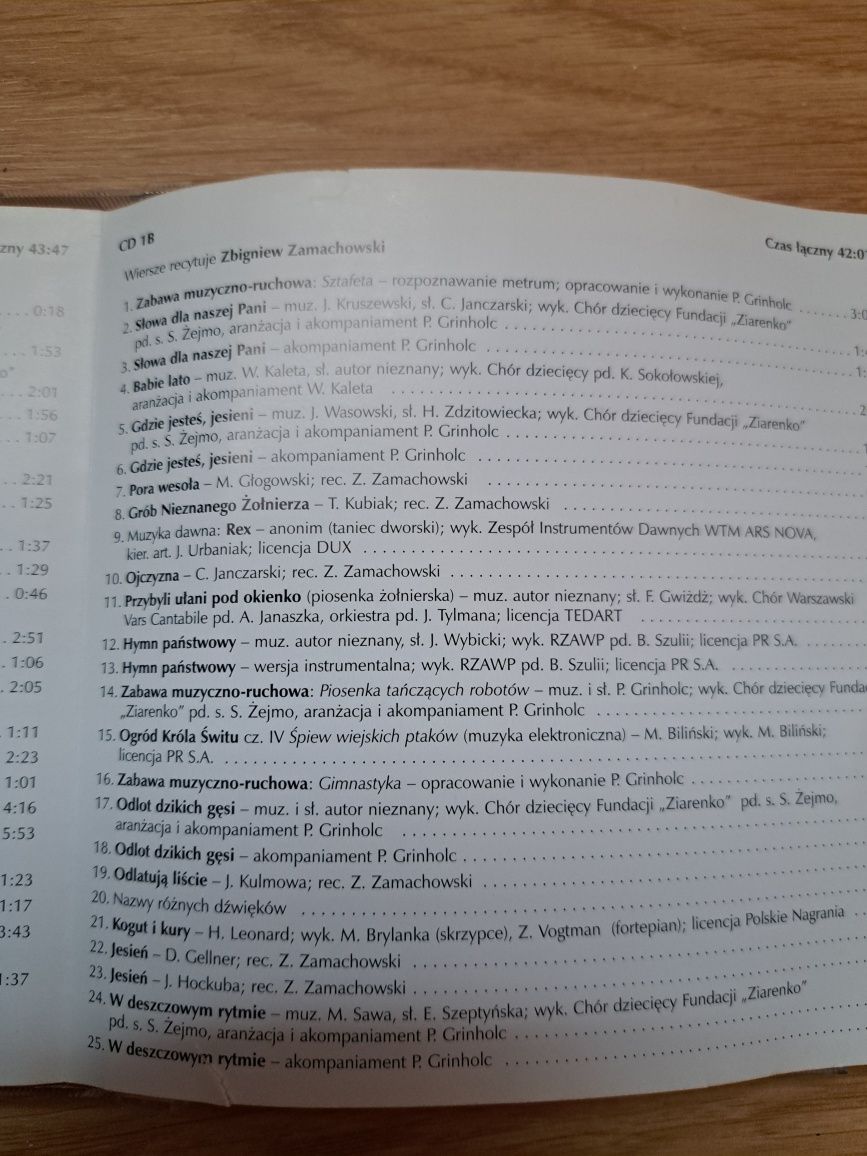 Wesoła szkoła I przyjaciele kl. 3 - płyty CD 2003 r.