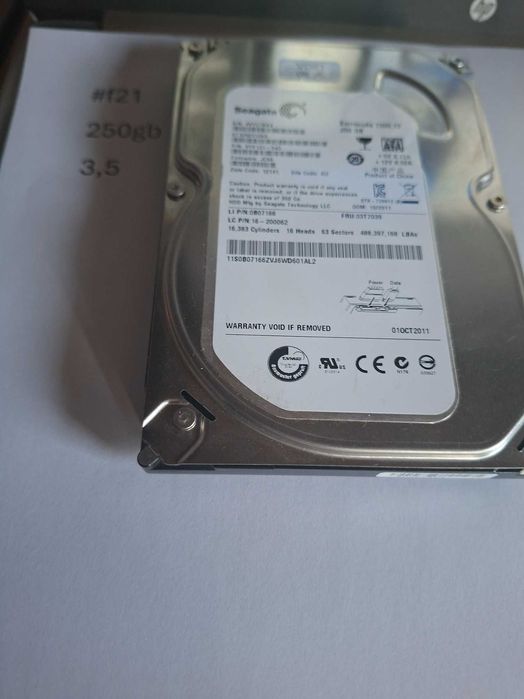 dysk twardy 250gb 3,5 sprawny #f21