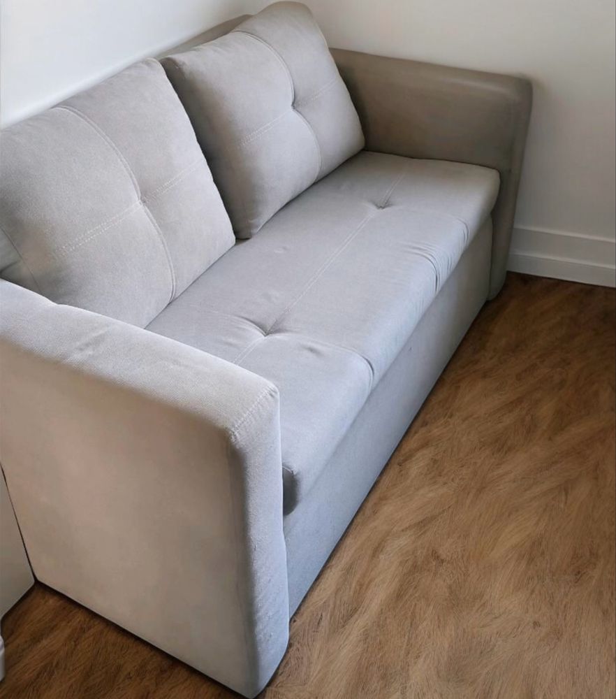Sofa Vigo kanapa – z funkcją spania i pojemnikiem używana transport