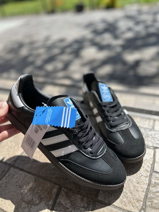 Чоловічі кросівки Adidas Samba OG Black White Gum