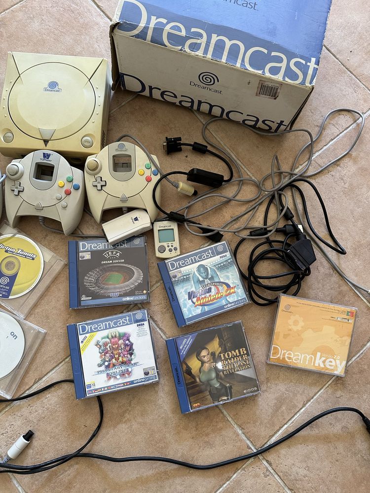 Dreamcast - Consola, Caixa , Vmu, Comandos