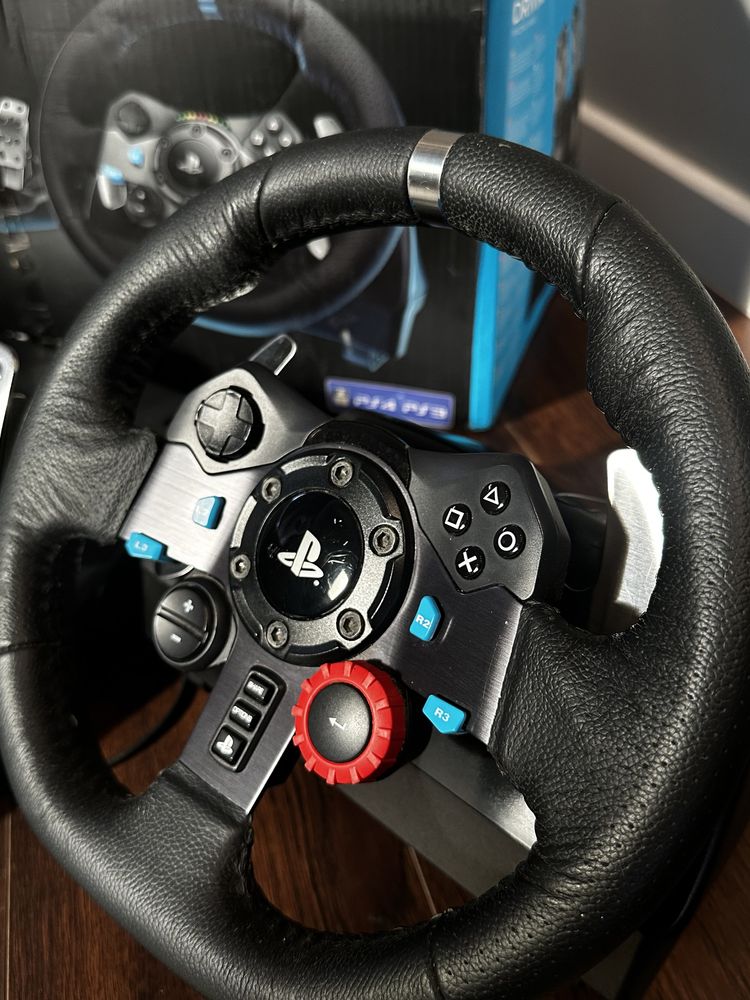 Руль Logitech G29 з кпп (ігрове кермо, shifter)