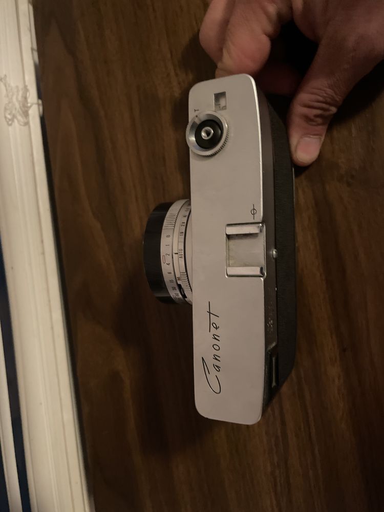 Canon canonet aparat fotograficzny analogowy uszkodzony
