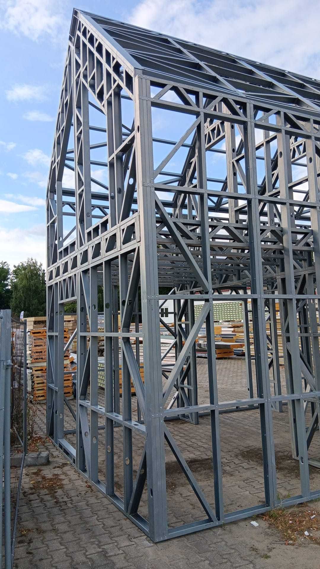 Konstrukcja stalowa dom 35m2 - domek na zgłoszenie