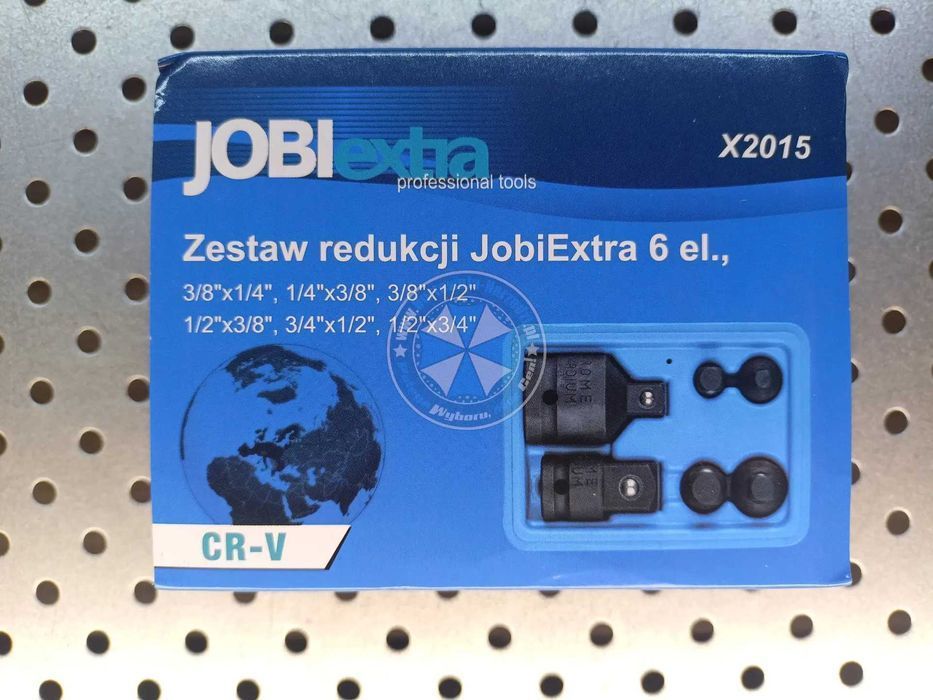 Redukcje zestaw CrV 1/4" 3/8" 1/2" 3/4" adaptery redukcyjne redkcje