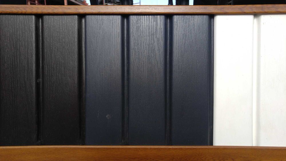 Podbitka dachowa PVC kolor grafitowy. Galeco