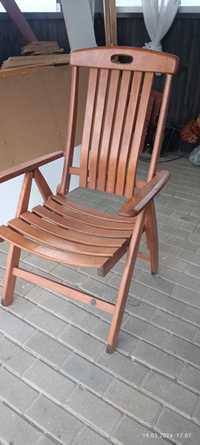 Krzesło drewniane rozkladane