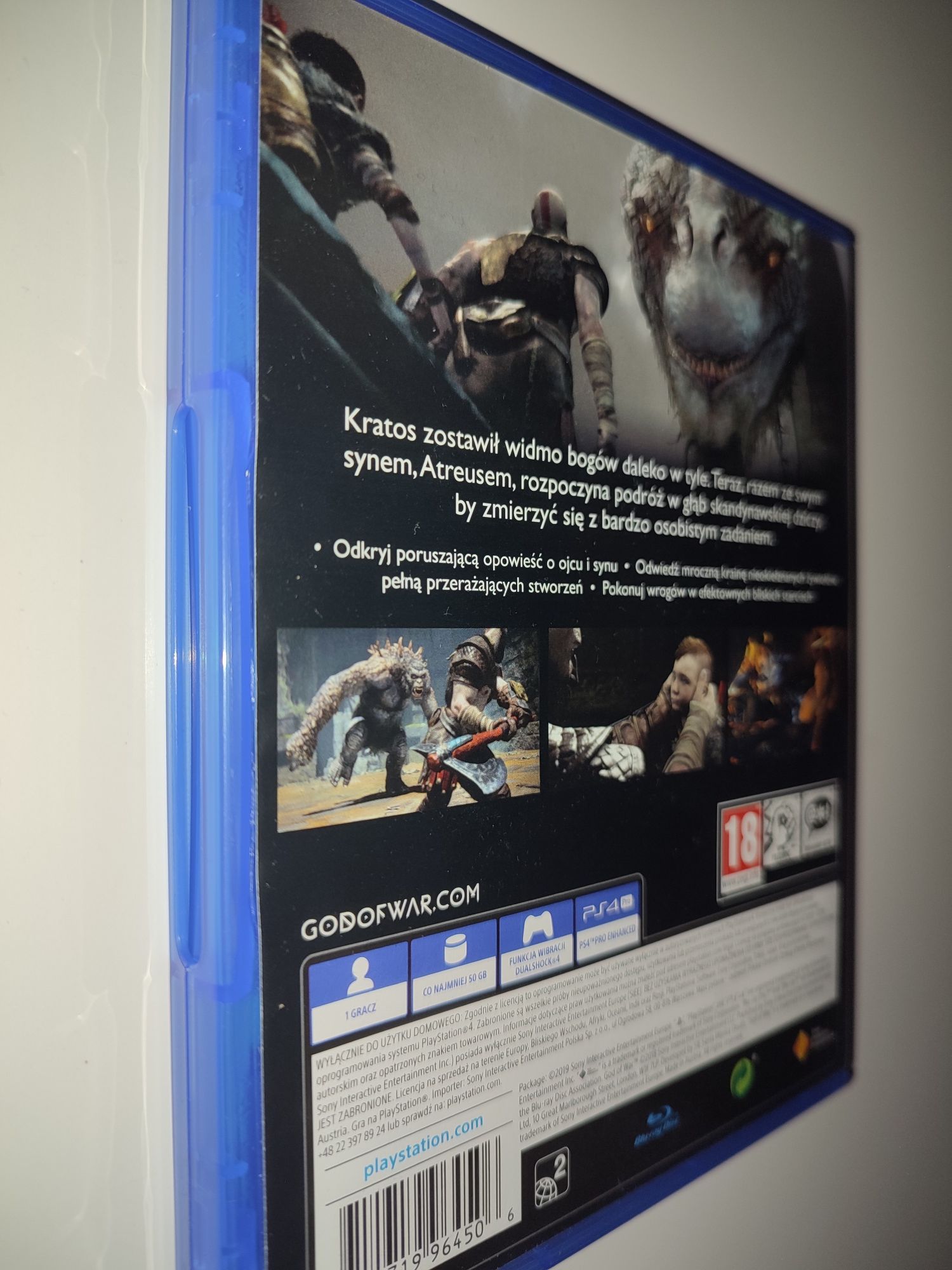 Gra Ps4 God of war PL gry PlayStation 4 UFC Sniper Mafia Crash NFS GT7