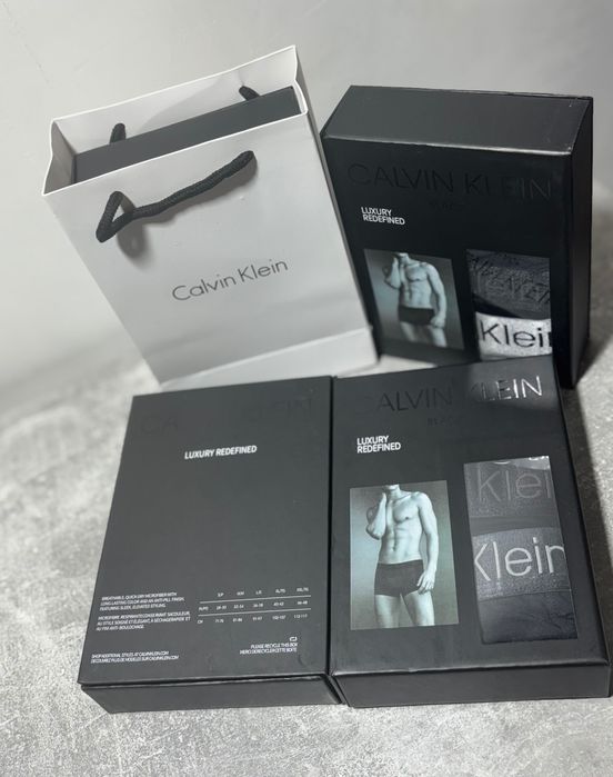 Труси набором Calvin Klein/Мужские трусы Келвин Кляйн Люкс качество