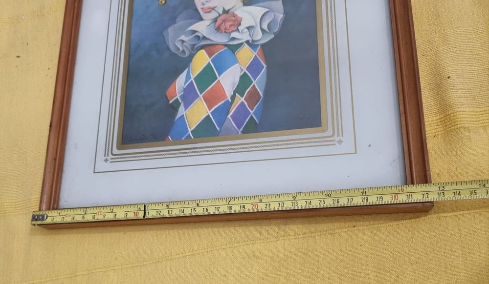 Quadro Antigo parede medidas nas fotos