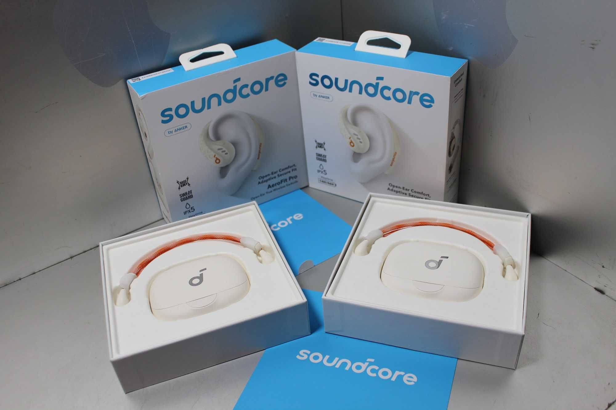 Навушники TWS Anker Soundcore AeroFit Pro White IPХ5
