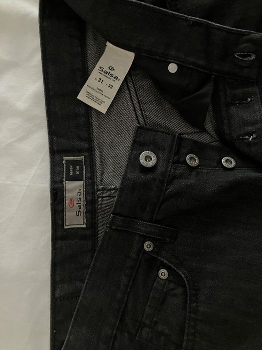 Calças ganga Salsa pretas | Tam. W31 PT39 | Novas!