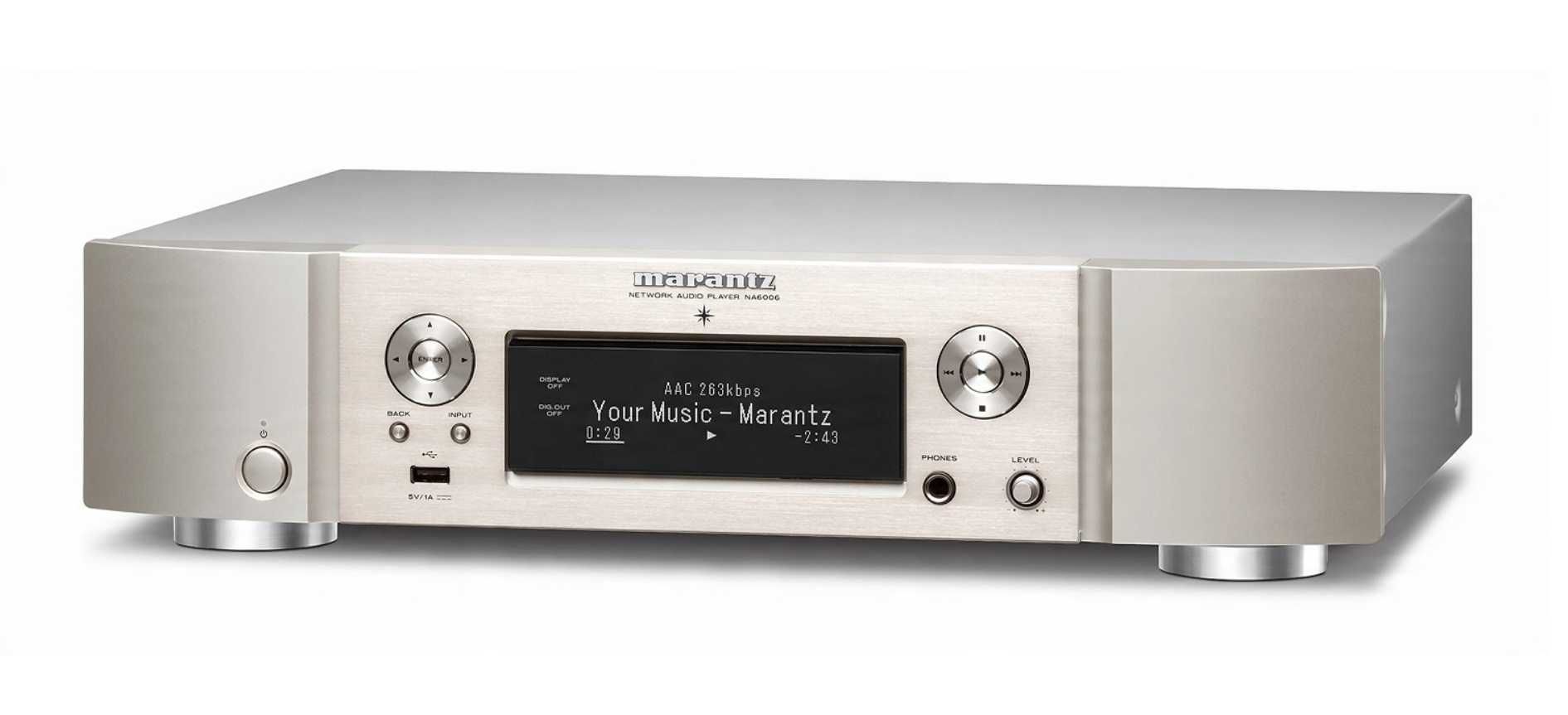 Odtwarzacz sieciowy Marantz NA6006SG WiFi Spotify Tidal HiFi Heos