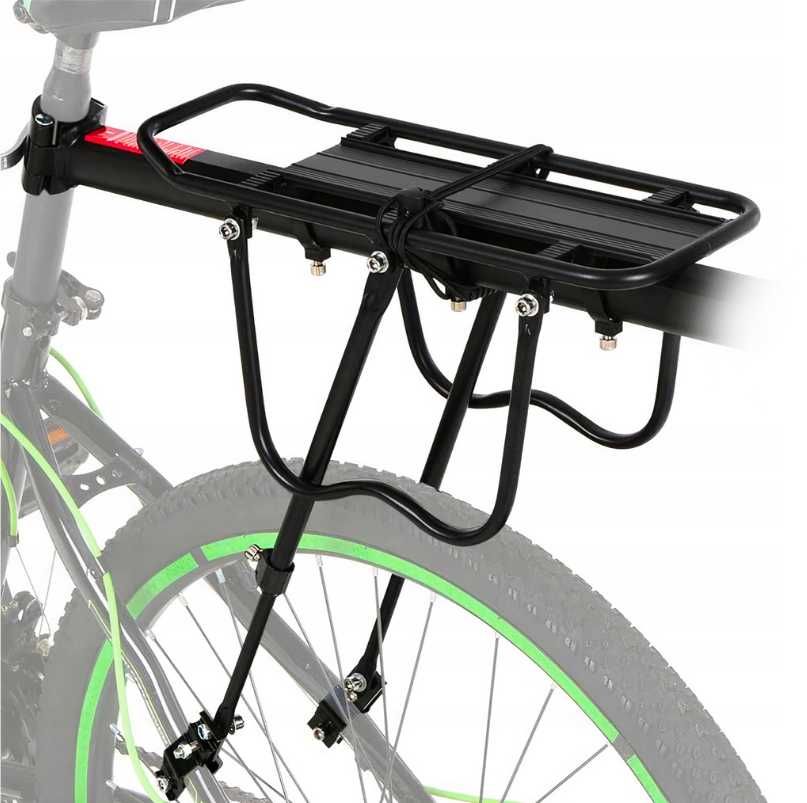 Bagażnik Rowerowy Tylny Do Roweru Na Zakupy Aluminium Uniwersalny 50kg