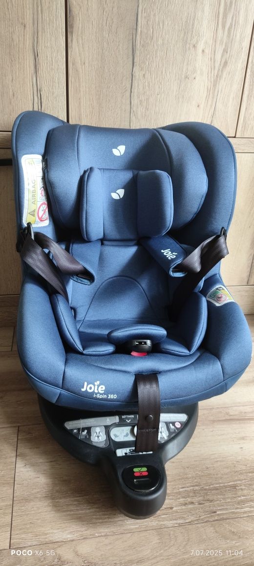 Fotelik joie i-spin 360 Tri-protect deep sea