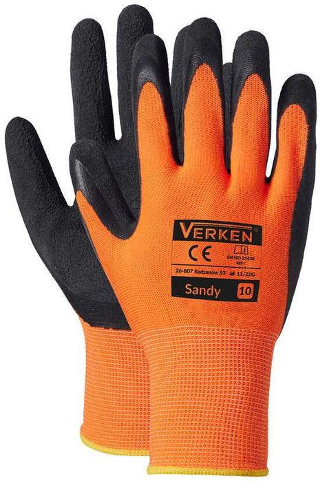 Rękawice 240par karton pianka lateksowa 7 8 9