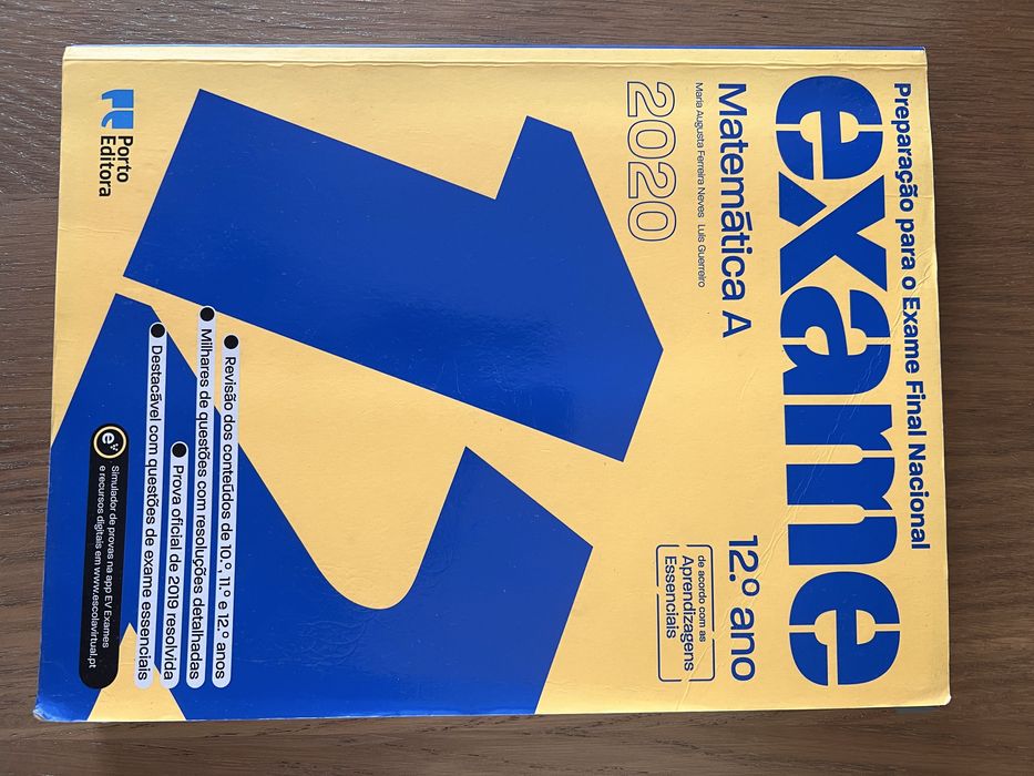 Livro preparação para o exame matematica A 12° ano