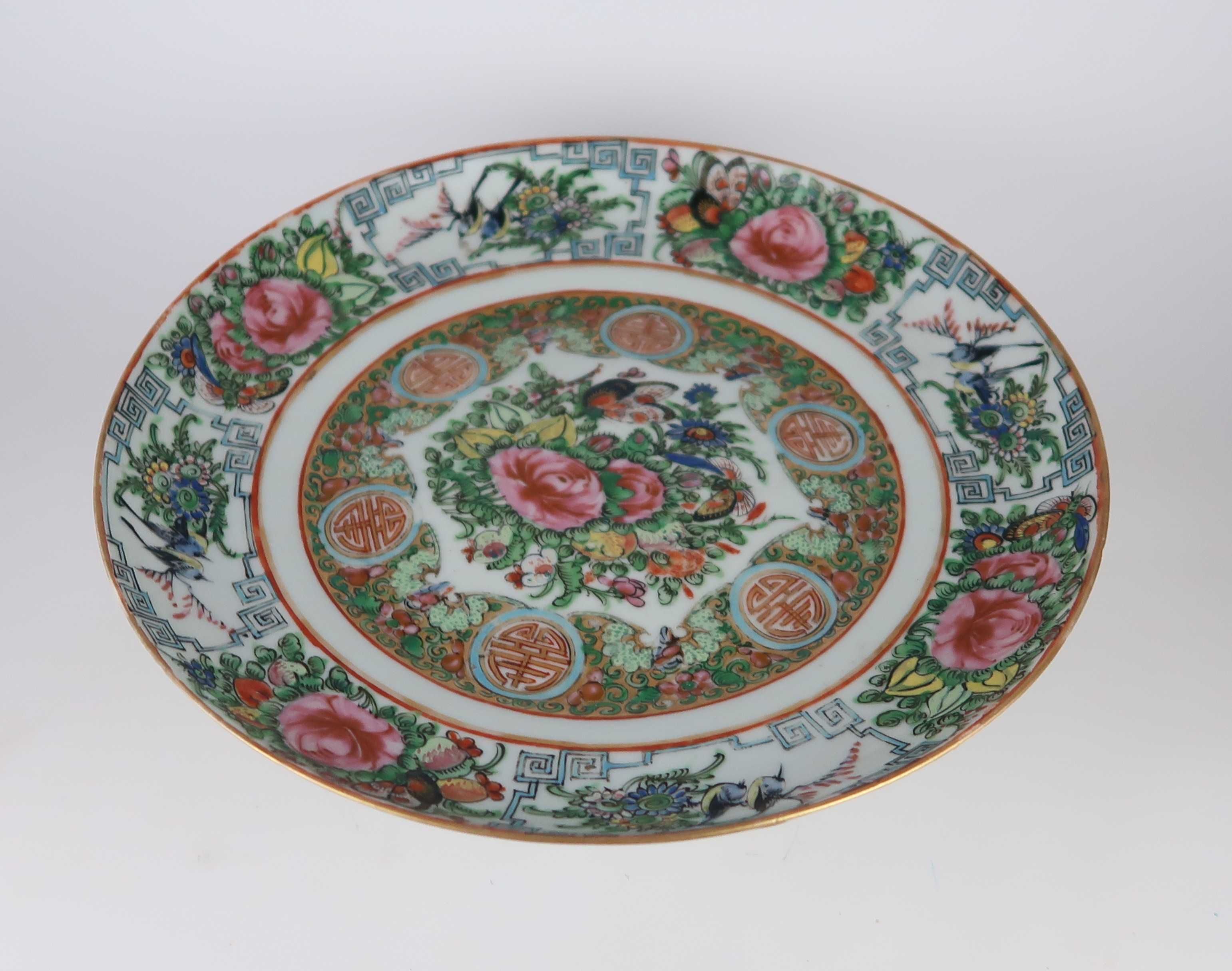 Fruteira em Porcelana da China - Família Rosa - Séc. XIX/XX