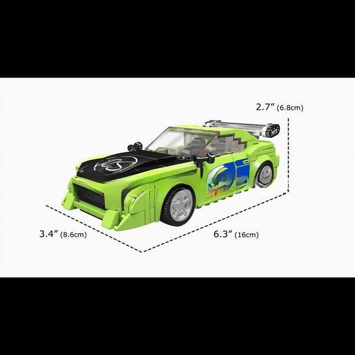 Klocki 390 el. G5 pojazd sportowy gablota Mould King 27033