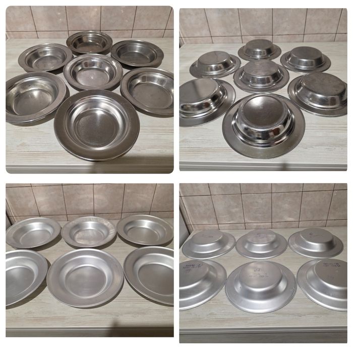 Советские тарелки миски посуда нержавеющая сталь и алюминий