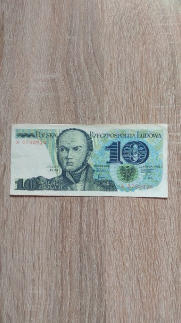 oryginalny ładny polski banknot Bem