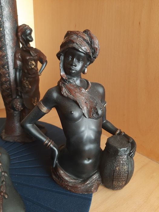 Conjunto de mulheres africanas