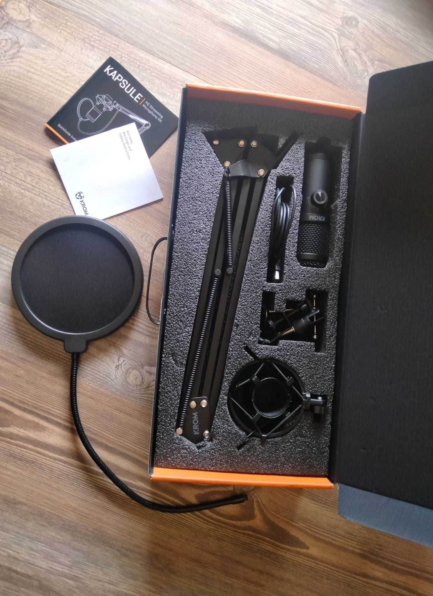 Krom Kapsule – Microfone Profissional USB - Nunca usado!