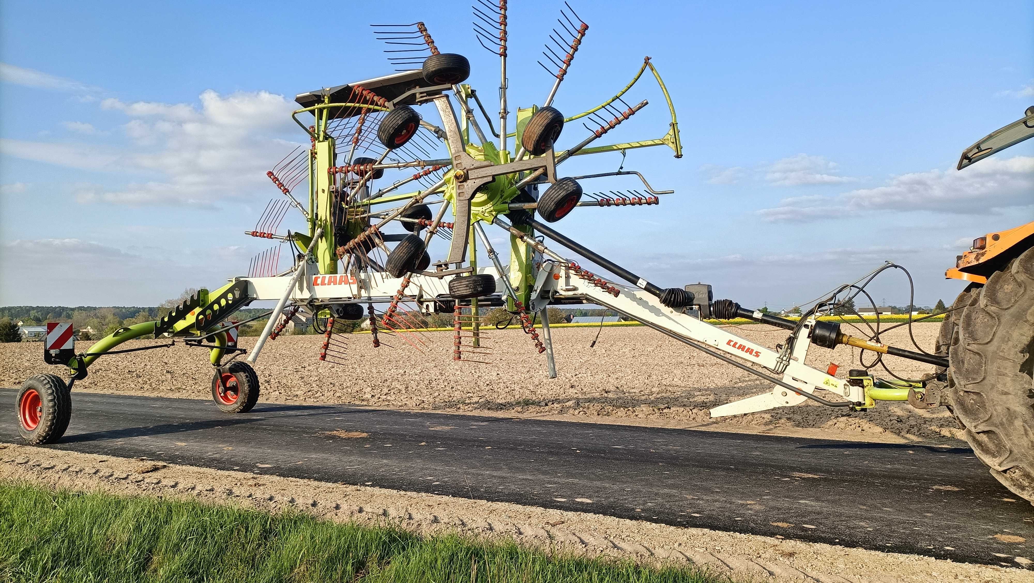 Zgrabiarka Dwukaruzelowa CLAAS LINER 1650 TWIN Dwa pokosy na Raz. Kuhn