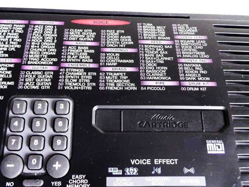 Kartridż muzyczny do Keyboardów YAMAHA z serii PSR Bonus Song