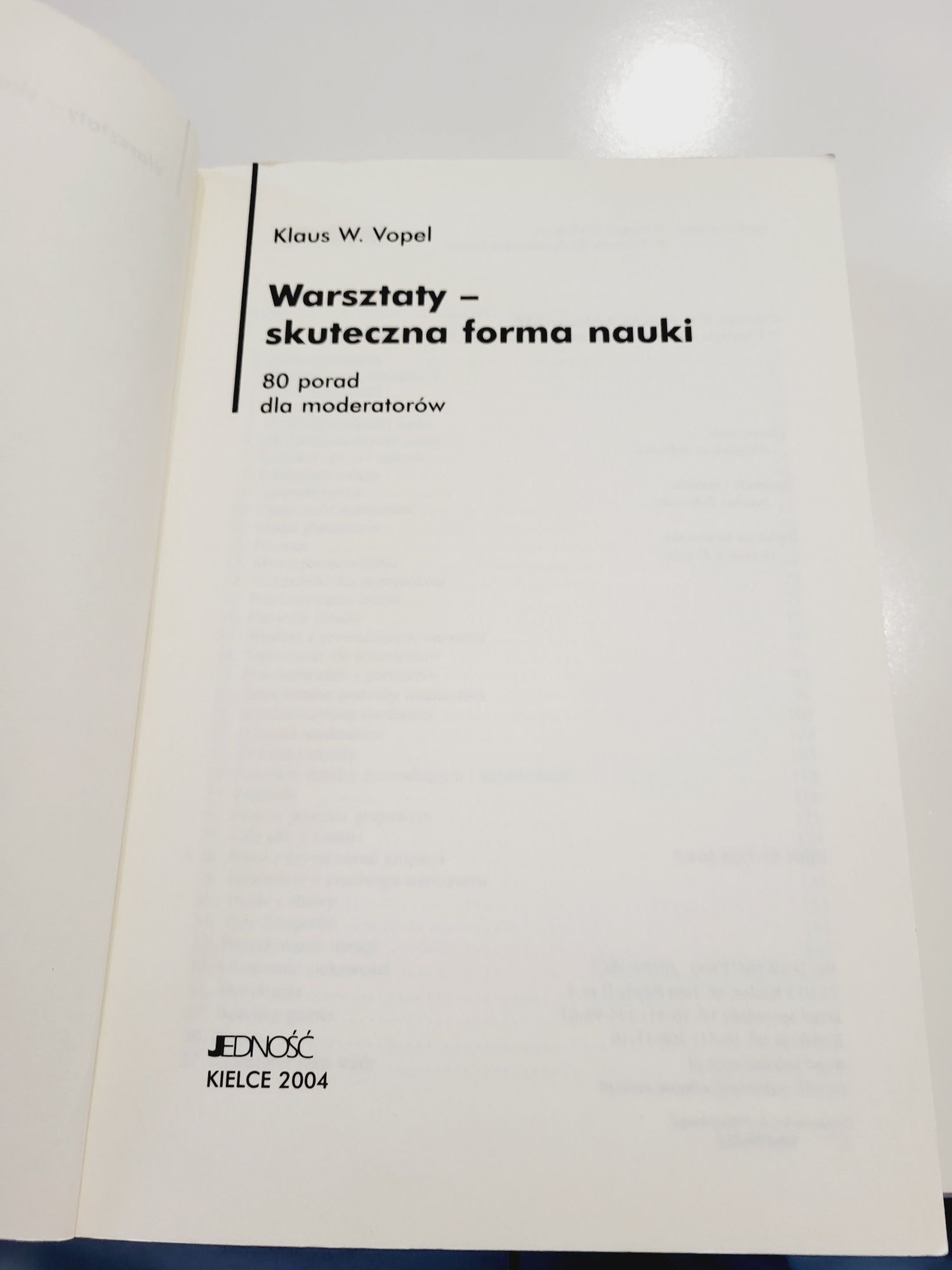 Warsztaty - skuteczna forma nauki - Klaus W. Vopel