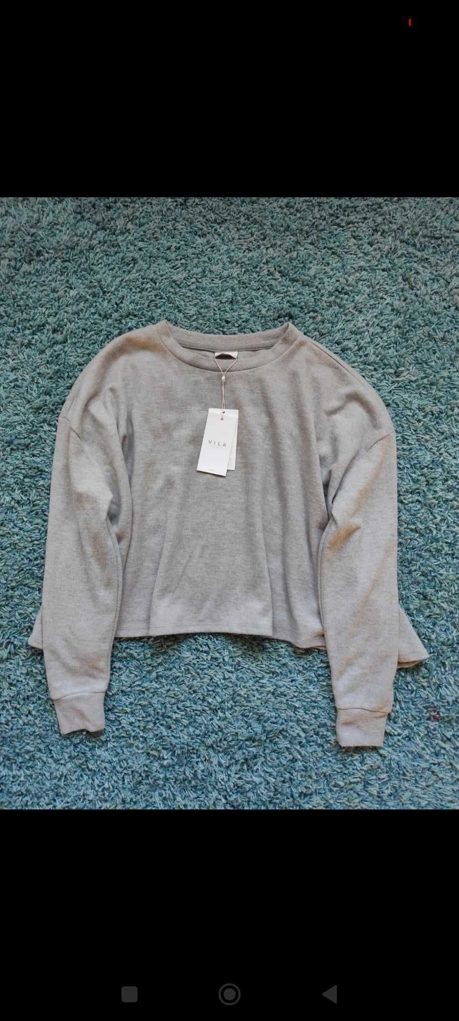 Nowy szary sweter Vila S oversize