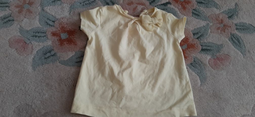 Zara baby 74 żółta bluzka