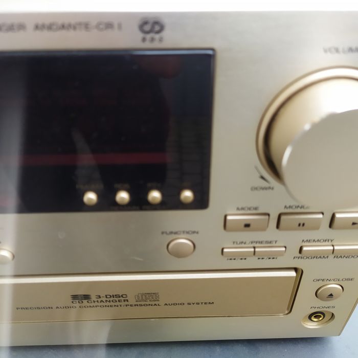 Sherwood andante cr1 в доброму стані працює радіо підсилювач аукс