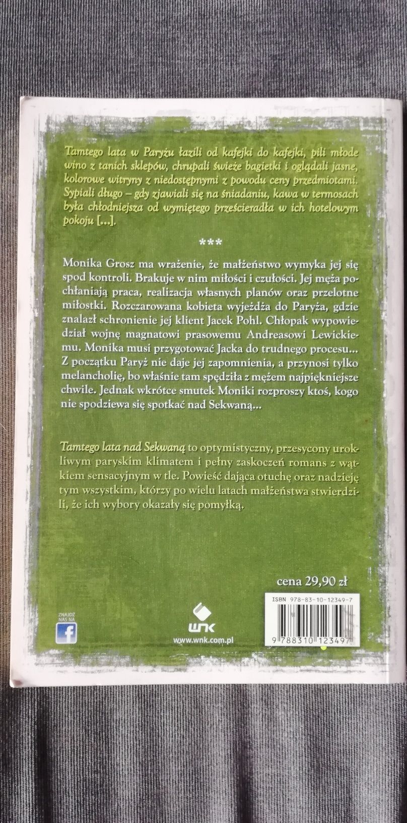 Tamtego lata nad Sekwaną-Agnieszka Błotnicka