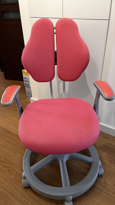 Krzesło ergonomiczne różowe dla dziecka Fun Desk Vetta II Pi