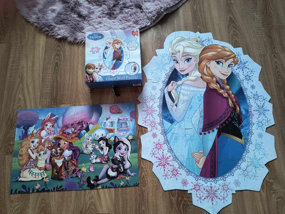 Puzzle duże 3+ dla dziewczynki