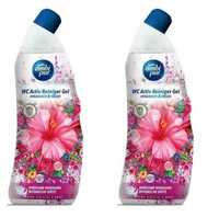 2 x Ambi Pur Pink Rose & Hibiskus żel do WC 750ml