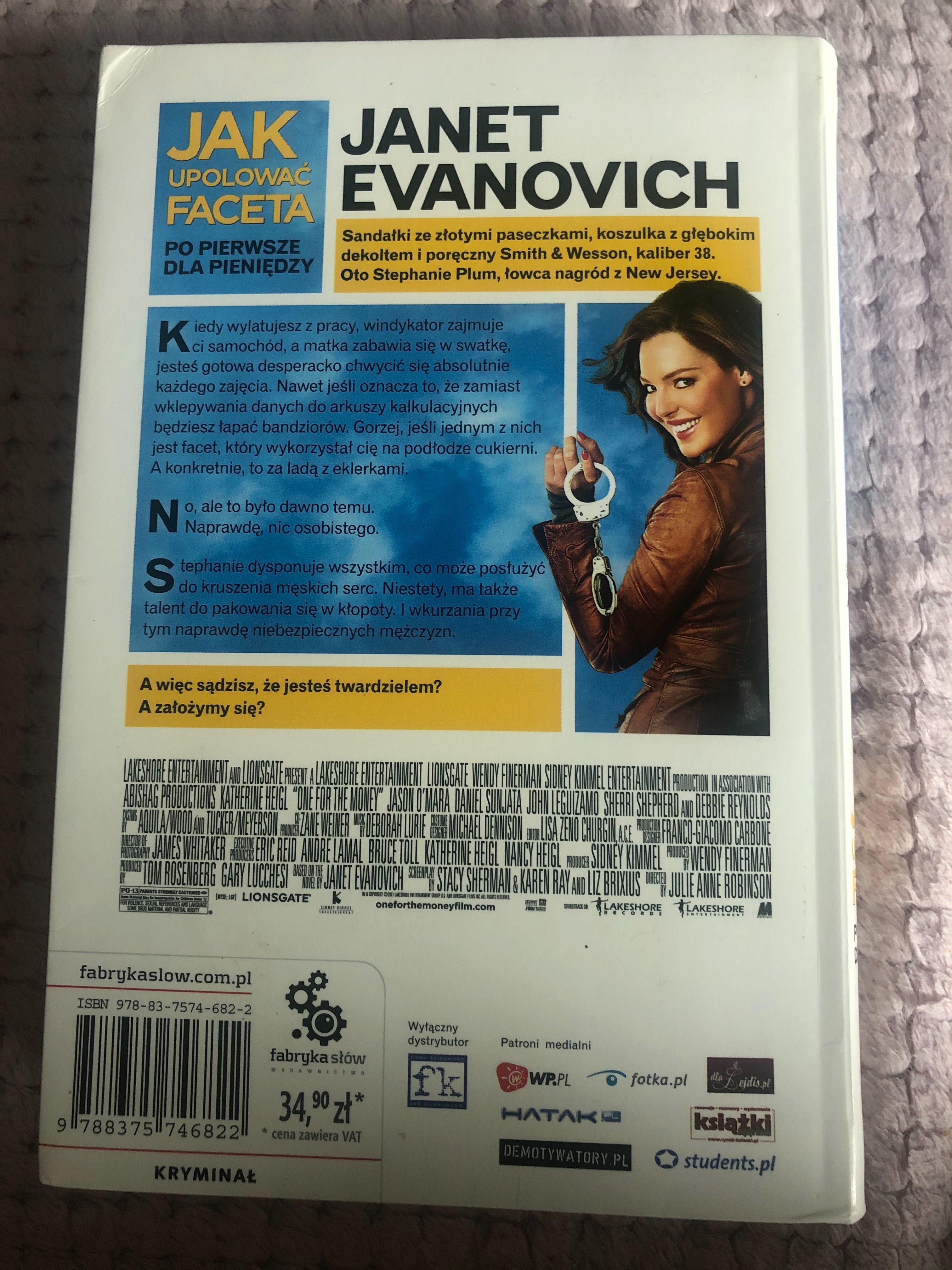 Książka pt. „Jak upolować faceta”, autor: Janet Evanowich