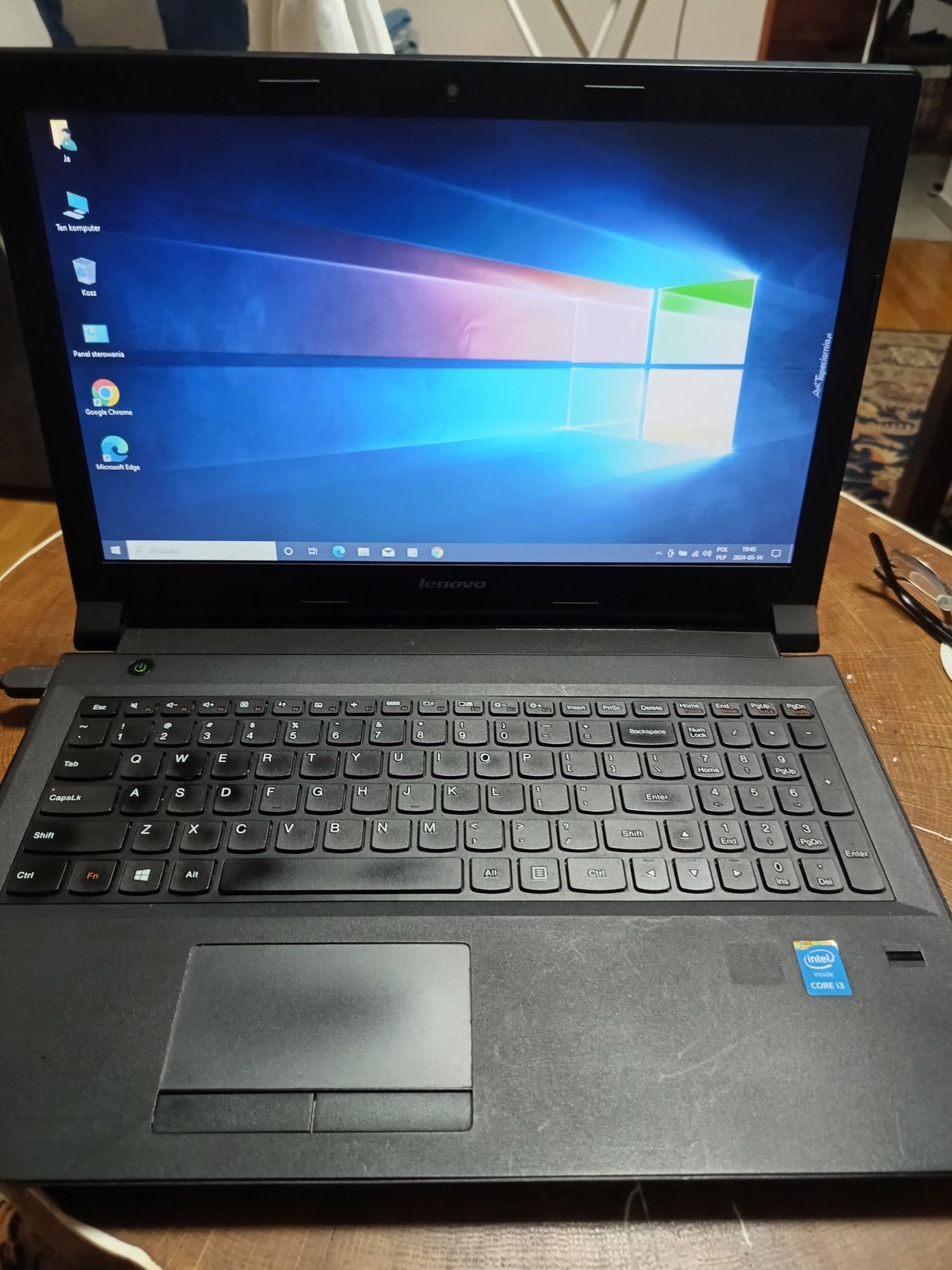 Laptop Lenovo B50-80, i3 5 gen. 8 GB RAM, nowy dysk SSD