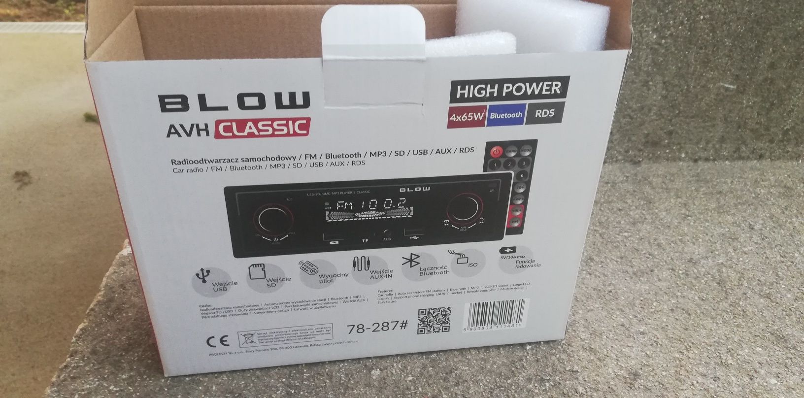 Radio blow avh classic 78 287